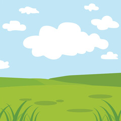 Flat Playground background vector illustration