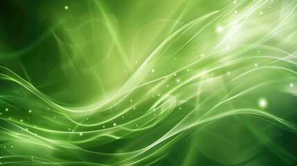 Green Background Wallpaper with an Abstract Design