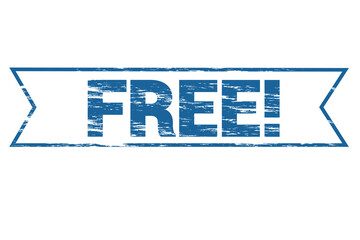 blue free token stamp 