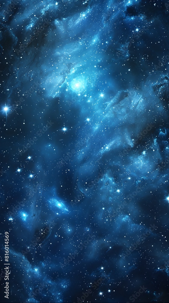 Canvas Prints enigmatic cosmic backdrop showcasing the mesmerizing depths of the universe with captivating celesti
