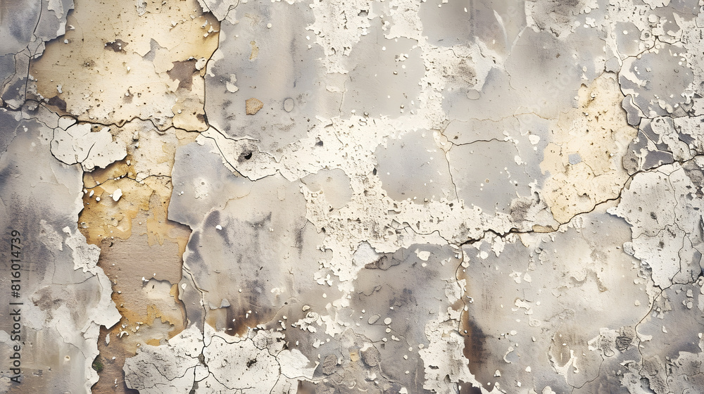 Poster stone grunge texture for background a dirty not perfect old wall with cracks and peeling paint : gen