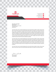 Vector of modern corporate and business letterhead template design