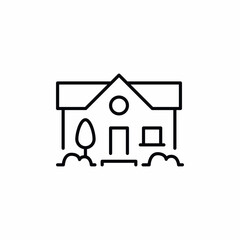 house home estate residence icon