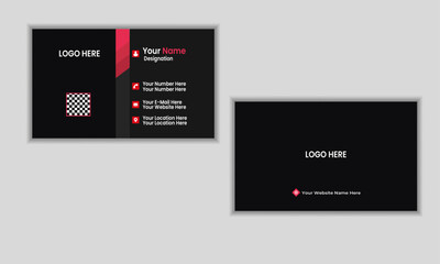 A Professional Double-sided creative business card template