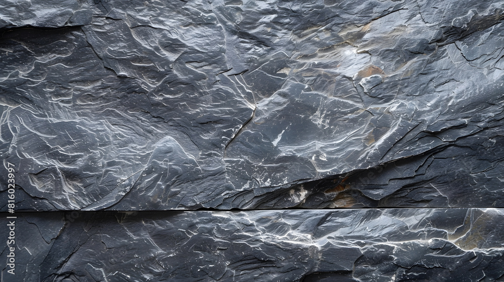 Poster dark grey black slate background or texture : generative ai