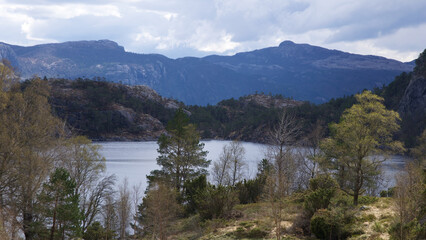 lake in the mountains