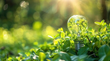 Quiz pertaining to the green illumination of an energy efficient light bulb concept