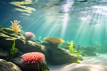 deep sea scenery