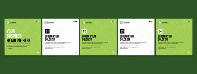 LinkedIn carousel post, social media Instagram carousel post, modern and editable business carousel template design