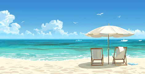 Obraz premium Capturing the Essence of a Summer Day