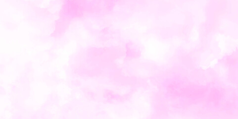 Pink sky and white cloud detail. Sugar cotton pink clouds for design. Summer heaven with colorful clearing sky. 
