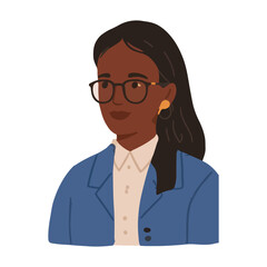 Businesswoman flat design vector illustration