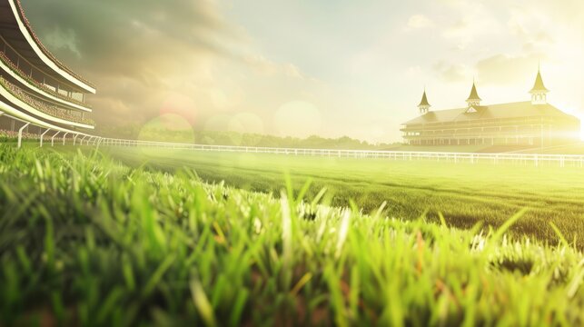 preakness stakes background concept with copy space