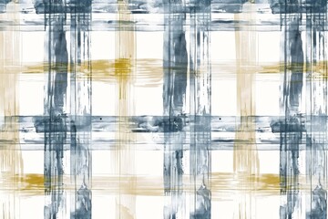 Hand-drawn checkered background. Watercolor seamless texture. Blue and white geometric pattern. Beautiful simple AI generated image in 4K, unique.