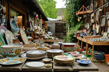 Garage sale, charity bazar.