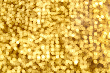 abstract defocused golden texture for backgrounds.