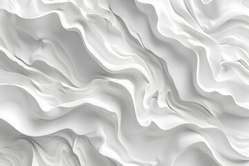 Obraz premium Close up of white wall with large wave pattern