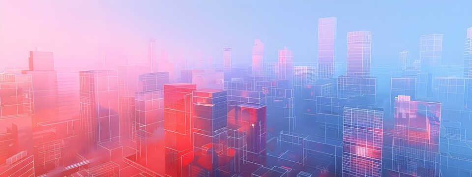 Frequency Distribution of Air Pollution Levels Visualized in a City