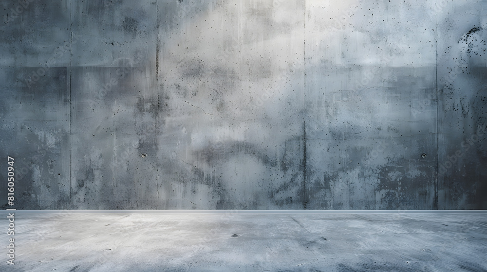 Aufkleber concrete wall background texture with copy space : generative ai