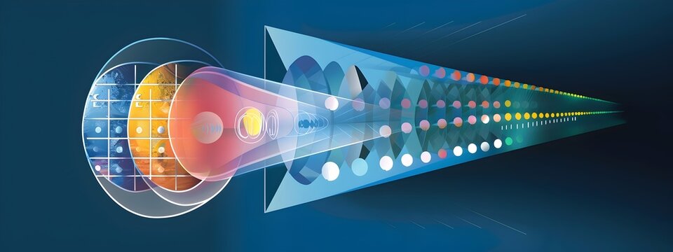 Frequency Response of Material to Light Wavelengths Depicted in a D Diagram
