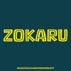 urban modern futuristic modern geometric font