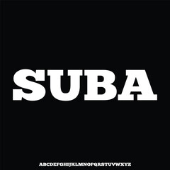 elegant font alphabet vector set