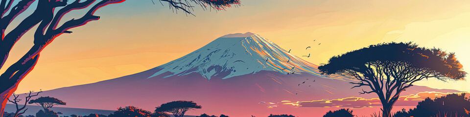 Mount Kilimanjaro Tanzania Detailed