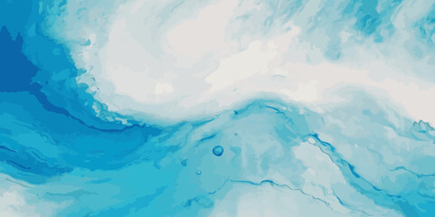 Obraz premium Abstract art teal soft blue sea water ocean wavy background. Water ocean wave white and soft blue aqua, teal texture.