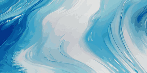 Abstract art teal soft blue sea water ocean wavy background. Water  ocean wave white and soft blue aqua, teal texture.