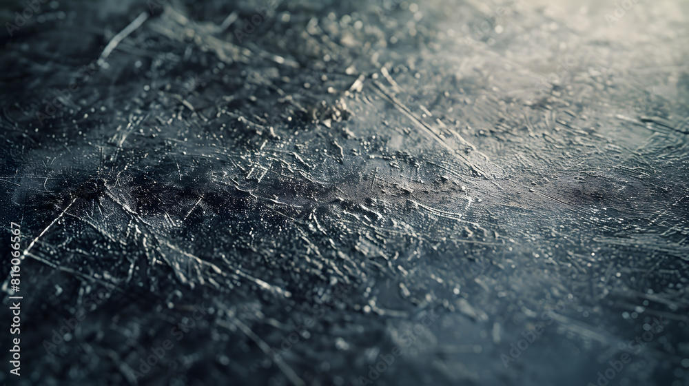 Fototapete Dirty texture of gray color Scratched surface Translucent plastic covered with dust : Generative AI