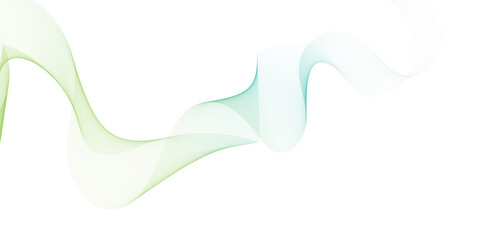 Abstract backdrop with colorful wave gradient lines on white background. Modern technology background, wave design. Vector illustration.
