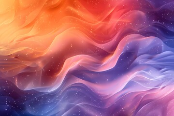 Obraz premium A colorful celestial background with stars and clouds