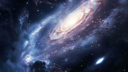 Hyper-Realistic Beauty Impressive Galaxy Nebula Captured in Stunning Detail and Splendor