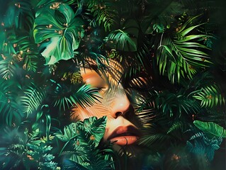 Breath Awareness Meditation Amidst Verdant Foliage A Path to Deep Relaxation