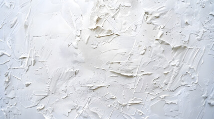 Abstract solid background depicting an old white wall painted worn and scratched by time : Generative AI