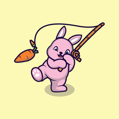 Bunny logo design, vector logo design, illustration 