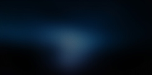 Dark blue , color gradient rough abstract background shine bright light and glow template empty space , grainy noise grungy texture