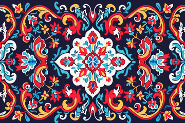Fototapeta premium Seamless vector pattern in authentic arabian style