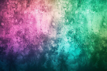 Gradients of green, blue, purple, pink blend smoothly with a bright, glowing light. rough abstract background grunge texture