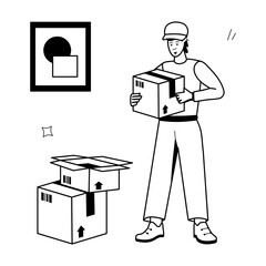 Occupations Flat Character Icons