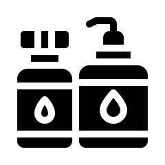 toiletries glyph icon