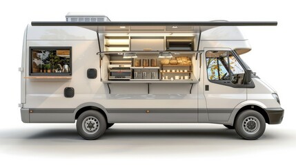 Rolling Culinary Haven: Modern Kitchen on Wheels