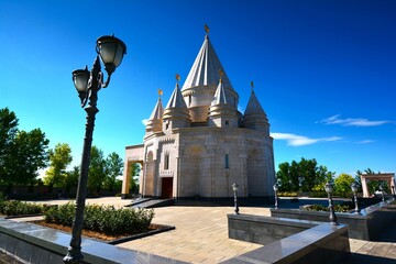 Quba Mêrê Dîwanê - the world's largest Yazidi temple (opened in September 2019) located in the Armenian village of Aknalich, Armavir Province