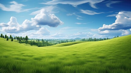 Obraz premium field and sky