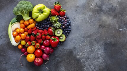 A team of nutrition experts is showcasing a variety of fruits and vegetables as part of a heart healthy diet plan aimed at managing cholesterol levels and promoting heart health This initiat
