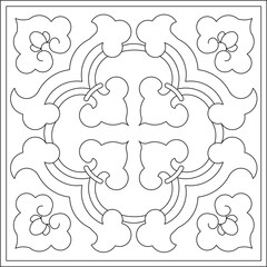 Sketch illustration vector traditional ethnic vintage old classic ornament logo icon design drawing