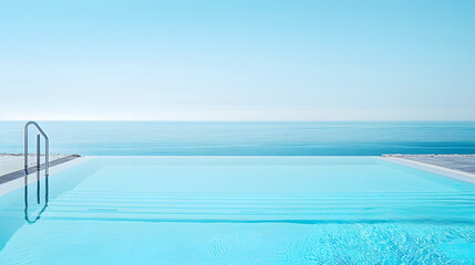 Empty swimming pool Mallorca Balearic Islands Spain : Generative AI