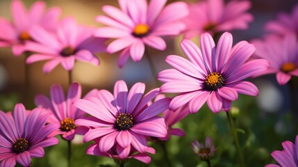 Fototapeta premium pink cosmos flowers