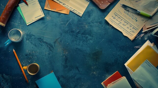 national memo day background concept with copy space