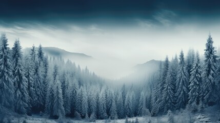 Fototapeta premium snow covered mountains